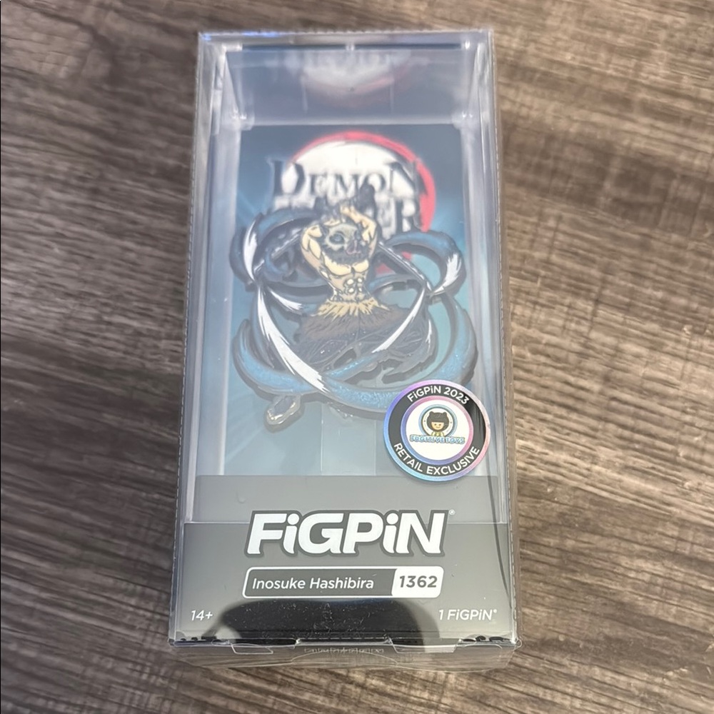 FiGPiN Inosuke Hashibira Pin - Picture 1 of 2